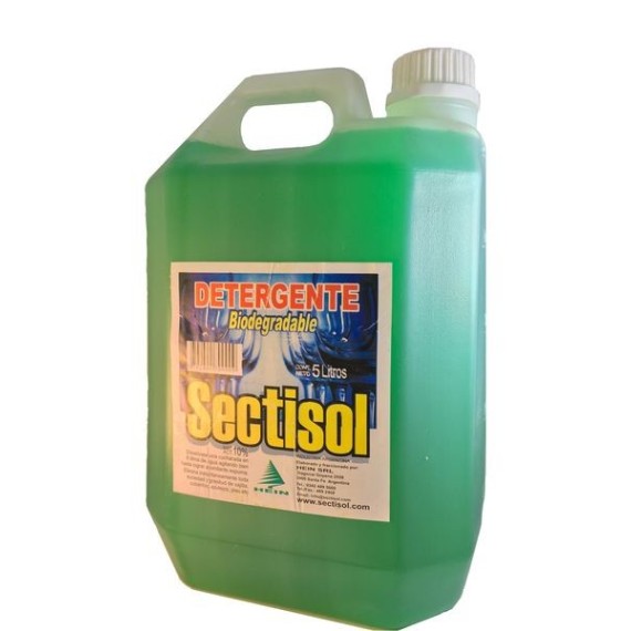 DETERGENTE SECTISOL 5 LITROS BIODEGRADABLE