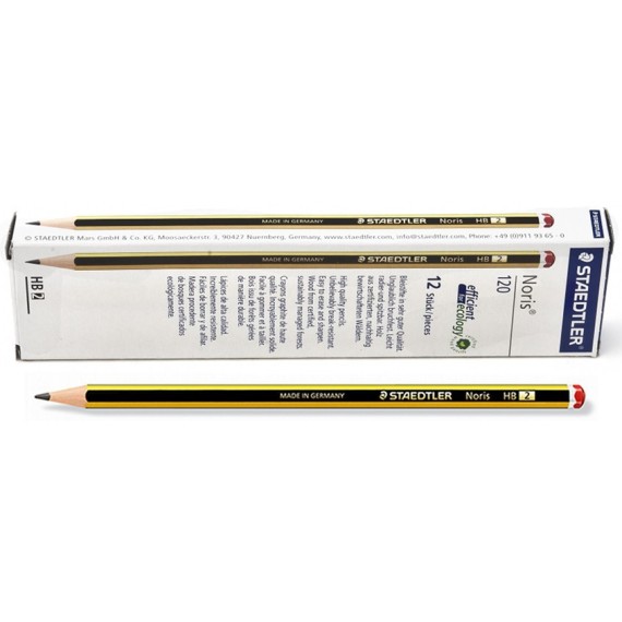 LAPIZ STAEDTLER NORIS 120 HB2 X UNIDAD