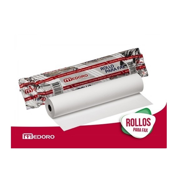 ROLLO FAX 210MM X 25MTS MEDORO M21025