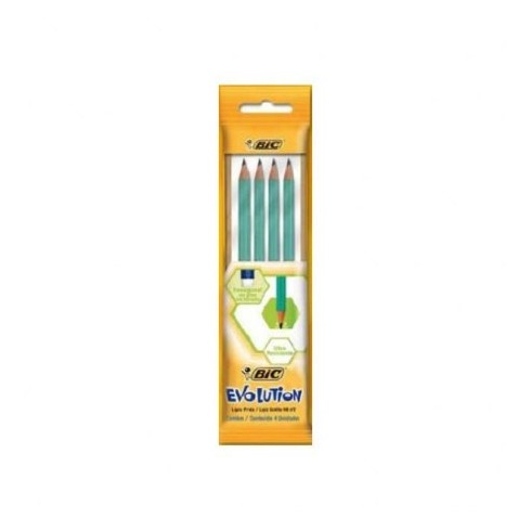 LAPIZ BIC EVOLUTION X 4 UNIDADES