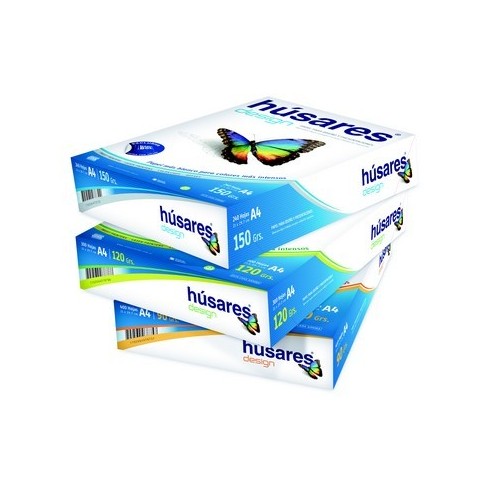 RESMA A4 150GR. HUSARES DESIGN 100H PAPEL BLANCO