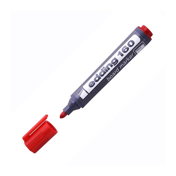 MARCADOR EDDING 160 ROJO P/PIZARRA