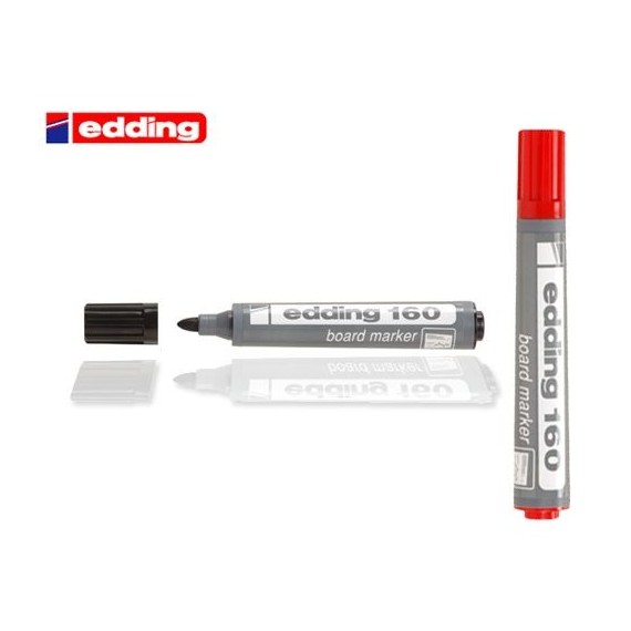 MARCADOR EDDING 160 NEGRO P/PIZARRA