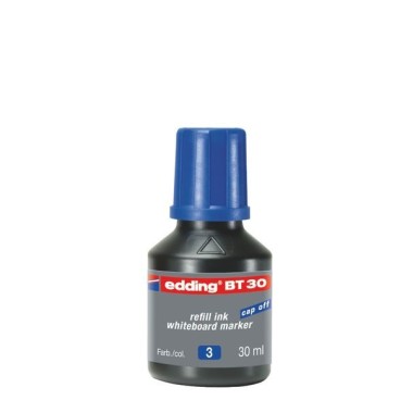 TINTA EDDING BT-30 AZUL 30ML P/MARCAD. PIZARRA