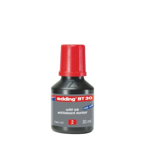 TINTA EDDING BT-30 ROJA 30ML P/MARCAD. PIZARRA