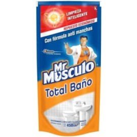 LIMPIADOR MR MUSCULO TOTAL BAÑO 450CM3 DOYPACK