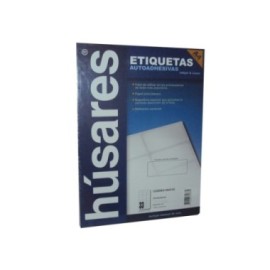 ETIQ. A4 70X25.4 MM HUSARES Nº  34233 33E. X 25H. AUTOADH.