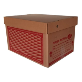 CAJA ARCHIVO CORR. 32X44X27CM MEGA C/TAPA COD Nº 302