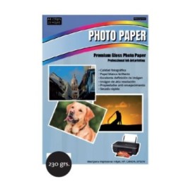 PAPEL FOTOGRAFICO A4 20 HOJAS GLOSSY 230GR