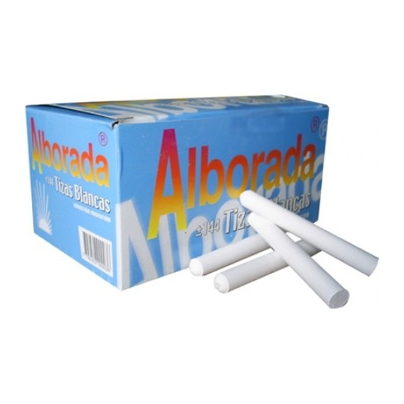 TIZA BLANCA ALBORADA CAJA 144 UND.