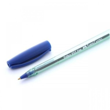 BOLIGRAFO AZUL FABER TRILUX FINA 0.7MM