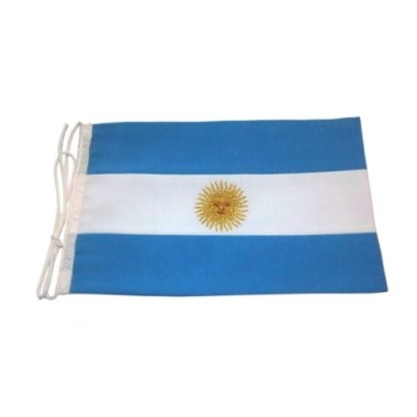 BANDERA ARGENTINA CEREMONIA GRANDE 90X140CM