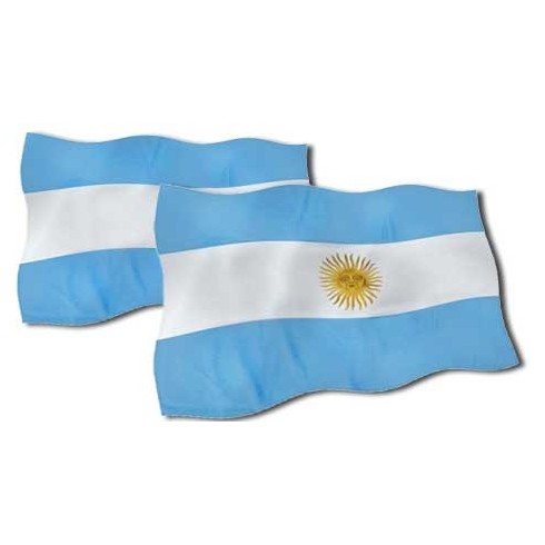 BANDERA ARGENTINA C/SOL 90X144CM POLIAMIDA