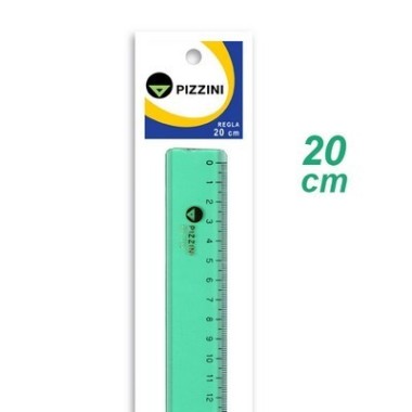 REGLA PIZZINI 20CM NÂ°1732 VERDE