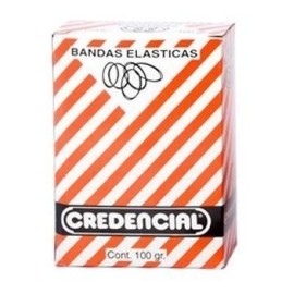 BANDAS ELASTICAS CHICAS X 100GR 40MM CREDENCIAL