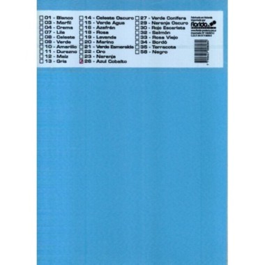 PAPEL VIVALDI TOYO AZUL COBALTO A4 120GR. X 10 UND.