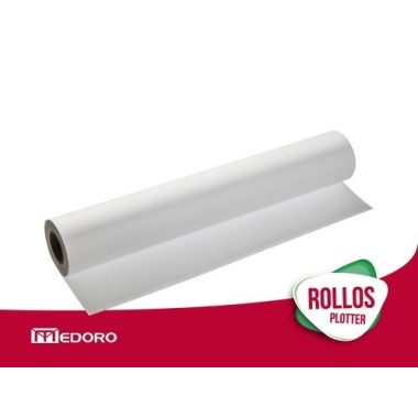 ROLLO P/PLOTTER 91.4CM X 50MTS 80GR MEDORO 2"