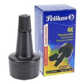 TINTA P/SELLOS PELIKAN 4K NEGRO 28CC