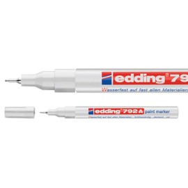 MARCAD. ESPECIAL EDDING 792A / 780 BLANCO 0.8MM ESMALTE