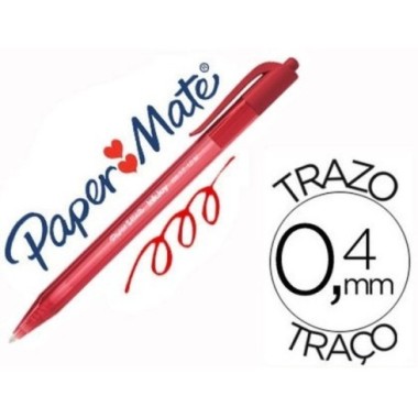 BOLIG. PAPER MATE ROJO RETR. 100RT INK JOY