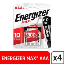 PILAS ENERGIZER AAA BLISTER X 4 UND.