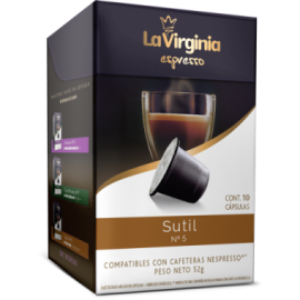 CAPSULAS NESPRESSO LV SUTIL/EQUIL/INTENS Nº 5 X 10 UND.