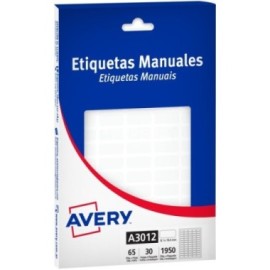 ETIQ. 8X20MM AVERY Nº 3012 X 1950UND.