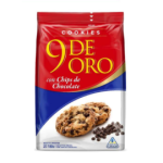 COOKIES C/CHIPS DE CHOCOLATE 9 DE ORO 180GR.