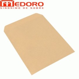 SOBRE KRAFT 16,2X22,9CM PACK 100 UND. Nº 2524 MEDORO