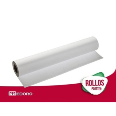 ROLLO P/PLOTTER 61CM X 45MTS 90GR MEDORO 2"