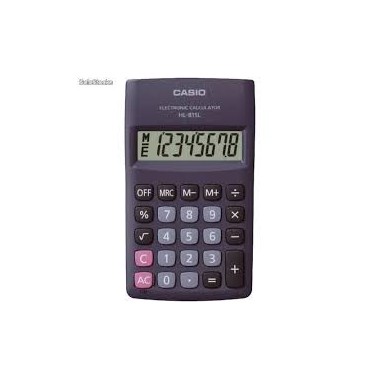 CALCULADORA CASIO HL-815 8 DIG. DE BOLSILLO