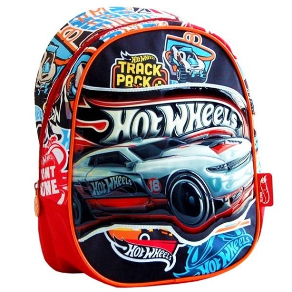 MOCHILA JARDIN 12" HOT WHELLS 28013