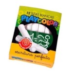 TIZA BLANCA CAJA X 12 UND PLAYCOLOR