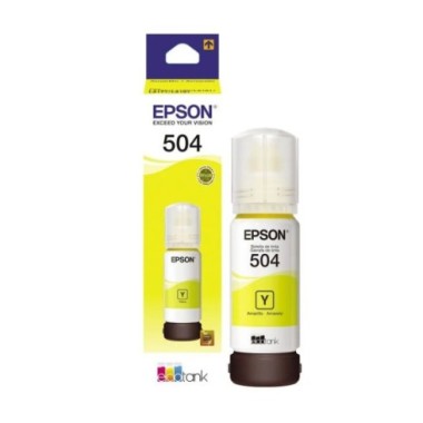 BOTELLA TINTA AMARILLA EPSON T504 70ML T504420-AL