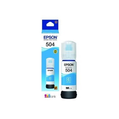 BOTELLA TINTA CIAN EPSON T504 70ML T504220-AL