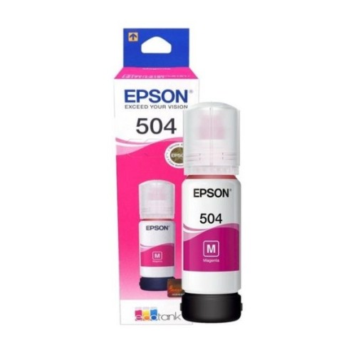 BOTELLA TINTA MAGENTA EPSON T504 70ML T504320-AL