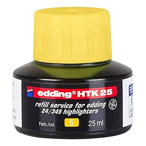 TINTA EDDING P/RESALTADOR HTK25 AMARILLO REFILL