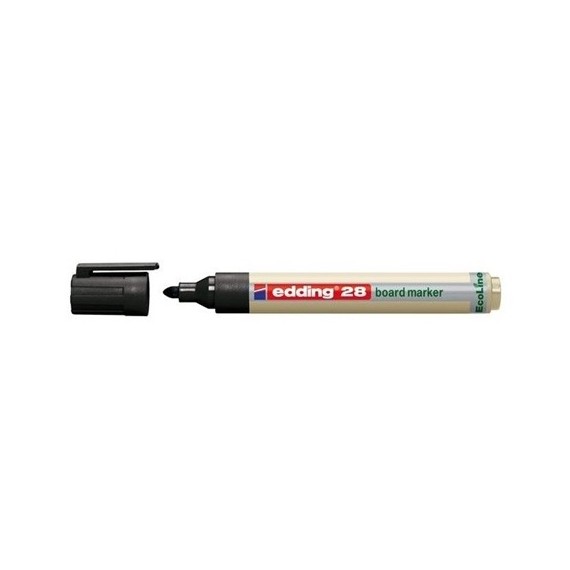 MARCADOR EDDING 28 NEGRO P/PIZARRA ECOLINE RECARGABLE