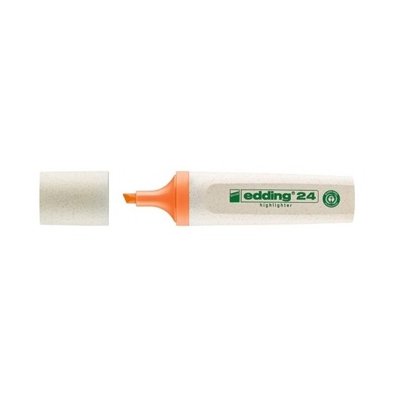 RESALTADOR EDDING 24 NARANJA ECOLINE RECARGABLE