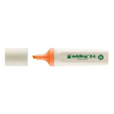 RESALTADOR EDDING 24 NARANJA ECOLINE RECARGABLE