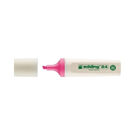 RESALTADOR EDDING 24 ROSA ECOLINE RECARGABLE