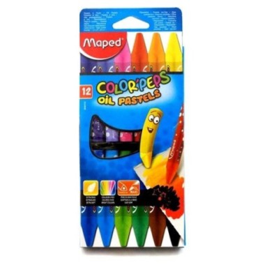 PASTEL AL OLEO MAPED X 12 UND COLORPEPS