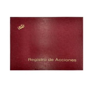 LIBRO REGISTRO DE ACCIONES T/D RAB NÂ°2311 50 FOLIOS