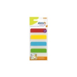 PESTAÑAS BANDERITAS 38X51MM 24UND Nº 21608 4 COLORES