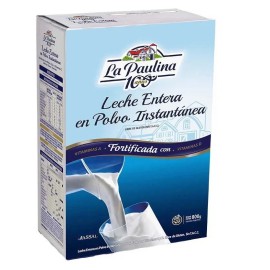 LECHE POLVO ENTERA INST. 800GR LA PAULINA