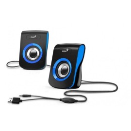 PARLANTE GENIUS SP-Q180 NEGRO/AZUL USB 2.0 6W