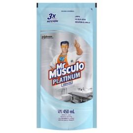 LIMPIAVIDRIOS MR. MUSCULO DOY PACK X 450CC.