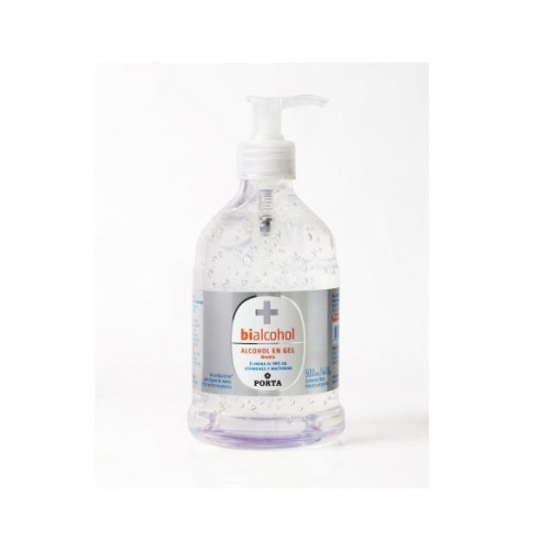 ALCOHOL GEL PORTA NEUTRO X 500ML C/DISP.