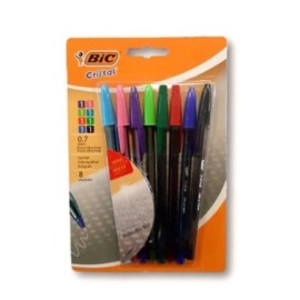 BOLIG. SURT. BIC CRISTAL FINO PACK X 8 UND. 0.7MM