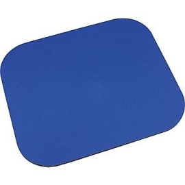 MOUSE PAD LISO NEGRO/AZUL